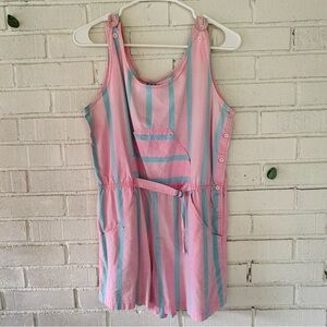 Vintage Striped Romper
